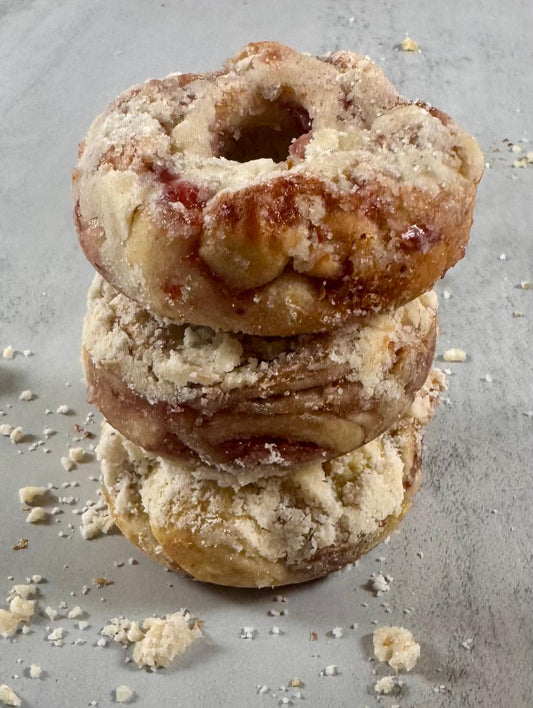 Berry Babka Donuts- 6 Donuts